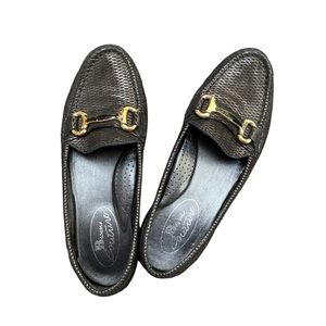 Browns couture leather loafer moccasin for women, size 7.5